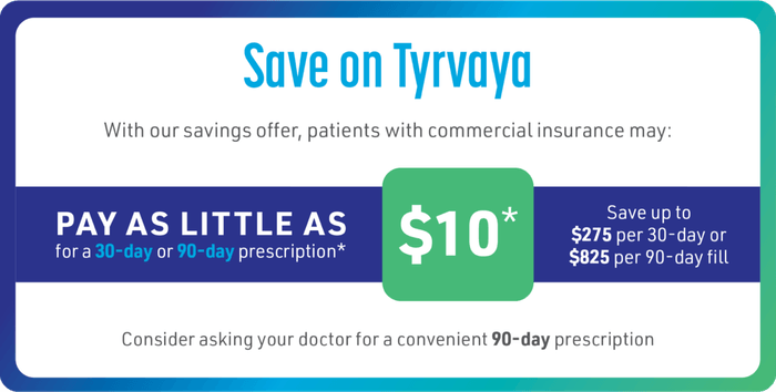 Tyrvaya® savings card